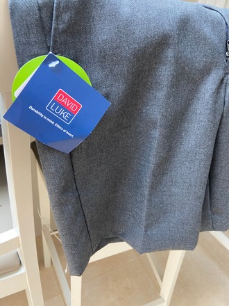 New David Luke 28" Grey Shorts eco uniform
