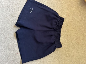 Selling with online payment: Navy PE shorts