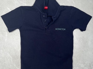 Selling with online payment: 1 x 22” Navy Polo Shirt - Kindergarten/Reception