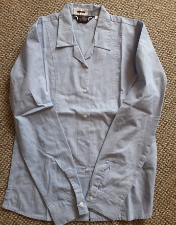 Girls Blue Shirt (LS) 42"