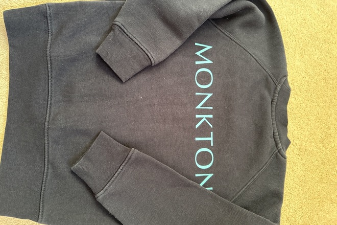 3/4 Navy Sweatshirt