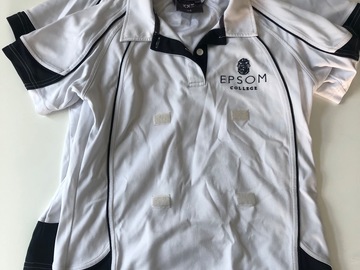 Selling with online payment: 34” set of two girls' PE tops / Polo shirts Epsom College