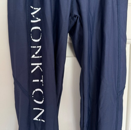 Navy Crested Base Layer Leggings