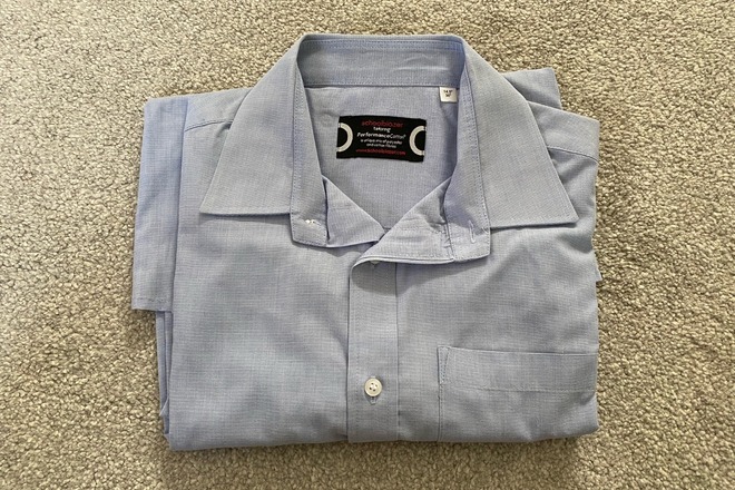 Boys' Long Sleeved Blue Shirt 14.5"