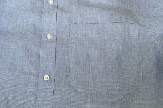 Boys Short Sleeved Blue Shirt 16.5" 44"