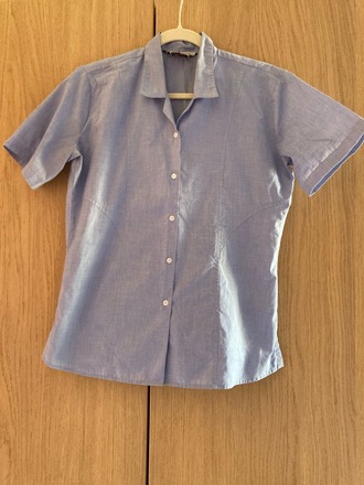 Blue Short-Sleeved shirt - size C36 - good condition