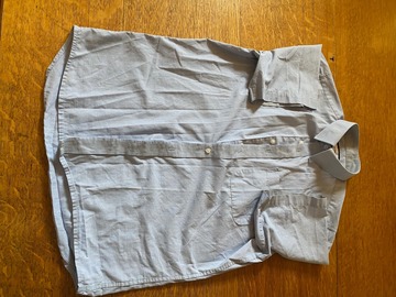 Selling with online payment: 14.5" short sleeved blue shirt - good condition