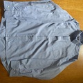 Selling with online payment: 15.5" long sleeve blue shirt - excellent condition