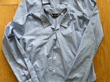 Selling with online payment: Girls long sleeved blue shirts x 2