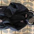 Selling with online payment: Navy Stormproof coat