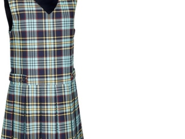 Wanted: Navy Tartan Pinafore