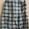 Selling with online payment: Tartan 4 Pleat Skirt W30" L24"