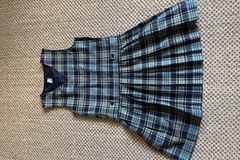 Selling with online payment: Navy Tartan Pinafore