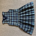 Selling with online payment: Navy Tartan Pinafore