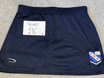 Selling with online payment: Good condition crested skort 26" £15