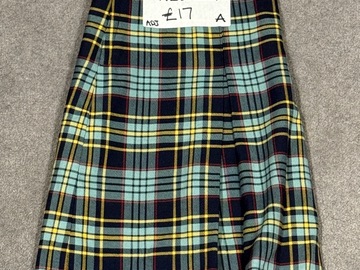 Selling with online payment: Good condition tartan skirt W26 L21" £17 