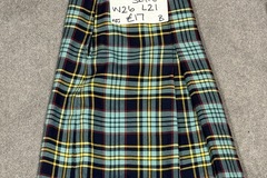 Selling with online payment: Good condition tartan skirt W26 L21" £17 B