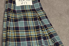 Selling with online payment: Good condition tartan skirt W26 L20" £17 