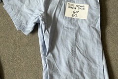 Selling with online payment: Good condition girls short sleeve blue shirt 40" £4 
