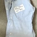 Selling with online payment: Good condition girls long sleeve blue shirts x2 34" £6