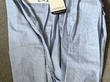 Selling with online payment: Brand New girls long sleeve blue shirt 32" £10 A