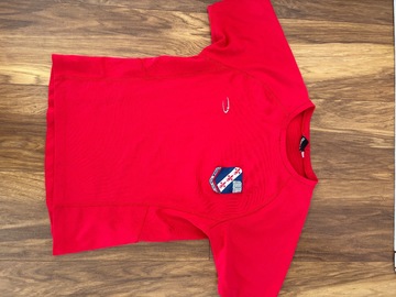 Selling with online payment: Crested Fitness Shirt