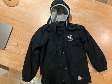 Selling with online payment: Navy Stormproof coat