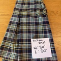 Selling with online payment: Tartan 4 Pleat Skirt 30/20