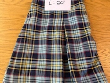 Selling with online payment: Tartan 4 Pleat Skirt