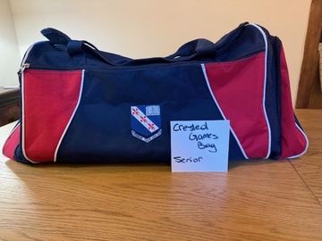 Selling with online payment: Crested Games Bag