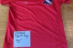 Selling with online payment: Red Fitness Shirt