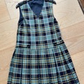 Selling with online payment: Navy Tartan Pinafore