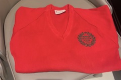 Selling with online payment: Red crest jumper