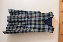 Selling with online payment: Navy Tartan Pinafore