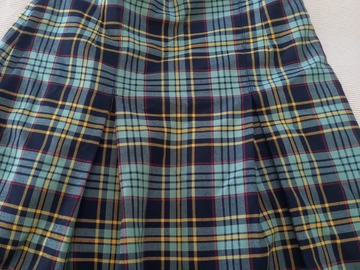 Selling with online payment: Tartan 4 Pleat Skirt