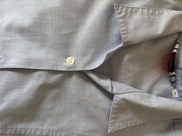 Selling with online payment: 1x Monkton Combe Long-sleeve Blue Shirt 34”
