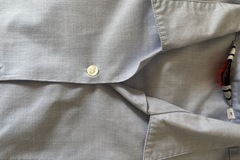 Selling with online payment: 1x Monkton Combe Long-sleeve Blue Shirt 34”