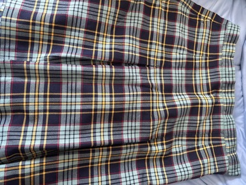 Selling with online payment: Tartan 4 Pleat Skirt