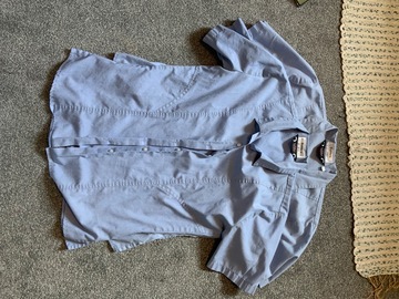 Selling with online payment: 2x 34" Blue Shirts