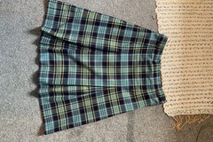 Selling with online payment: Tartan 4 Pleat Skirt W26 L22