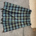 Selling with online payment: Tartan 4 Pleat Skirt W26 L22