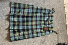 Selling with online payment: Tartan 4 Pleat Skirt W27 L24