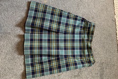 Selling with online payment: Tartan 4 Pleat Skirt W26 L20