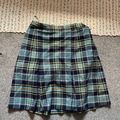 Selling with online payment: Tartan 4 Pleat Skirt W24 L 17