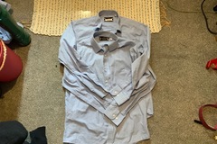 Selling with online payment: 2x Blue Shirts (Snr)