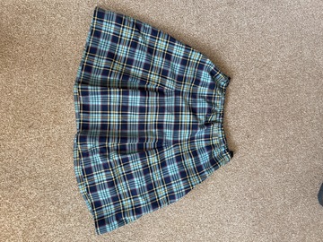 Selling with online payment: Tartan 4 Pleat Skirt