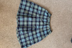 Selling with online payment: Tartan 4 Pleat Skirt
