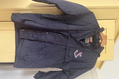 Selling with online payment: Navy Stormproof coat